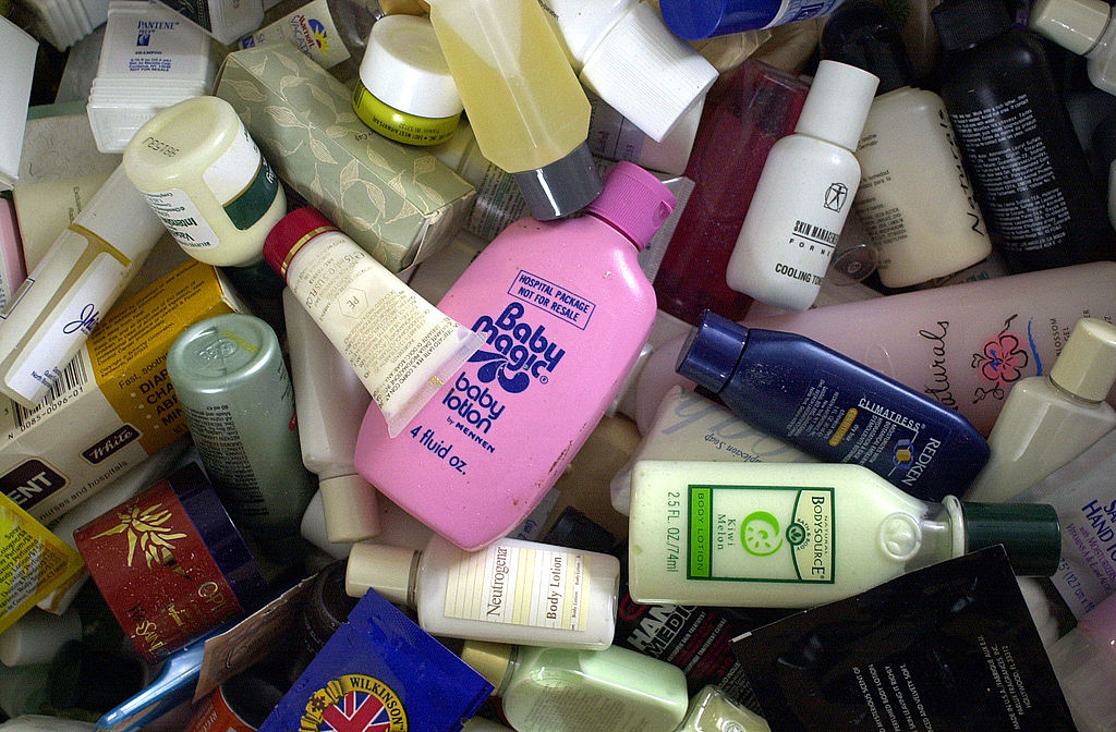 a bunch of lotion
