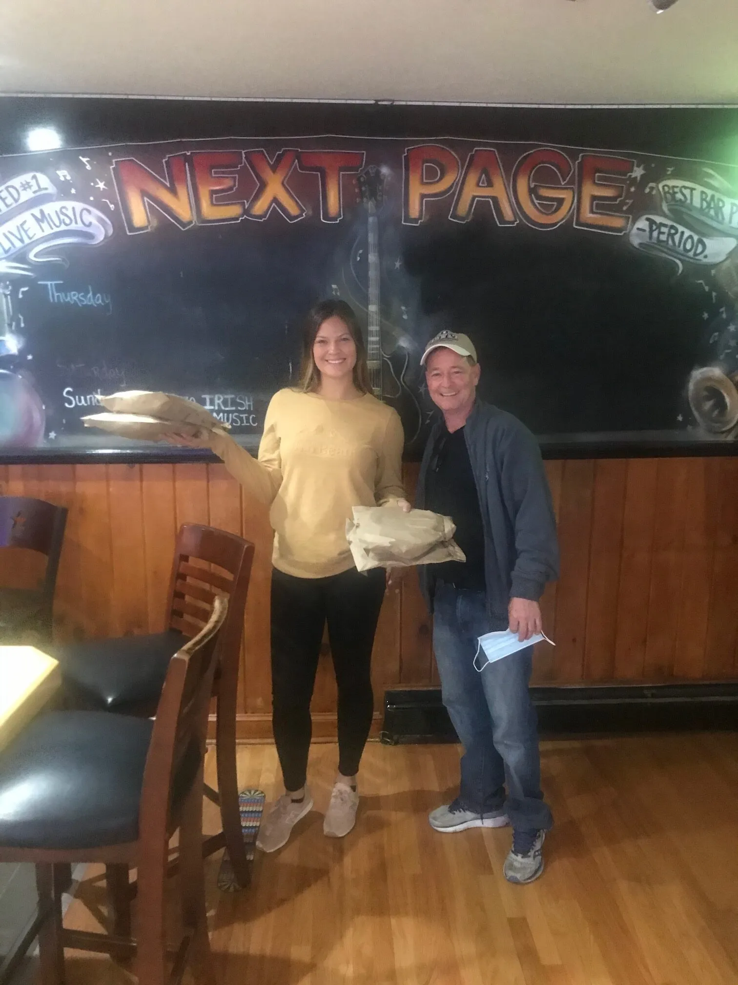 Ayla Brown and Eddie Page at Next Page Cafe