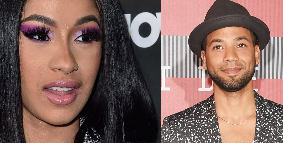 Cardi B Slams Jussie Smollett: 'You ****ed Up Black History Month Bro'