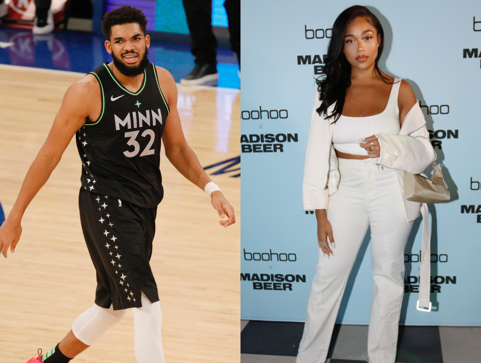 Karl-Anthony Towns Defends GF Jordyn Woods From Body-Shamers