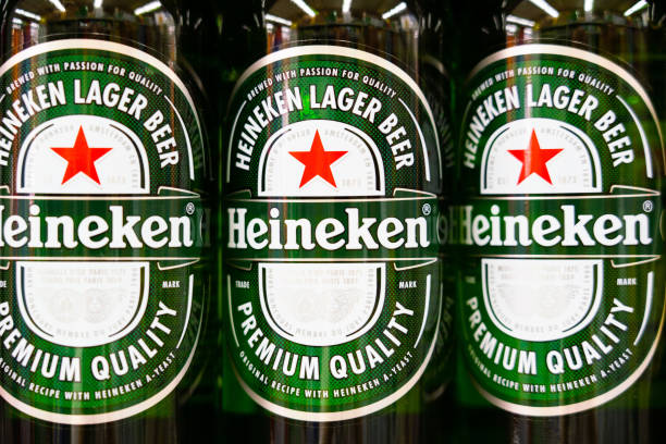Heineken beer bottles