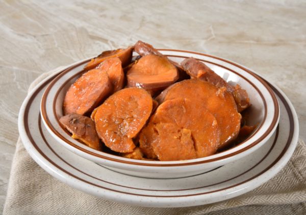 Bowl of candied yams