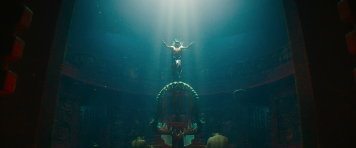 Picture of Marvel's Namor under water
