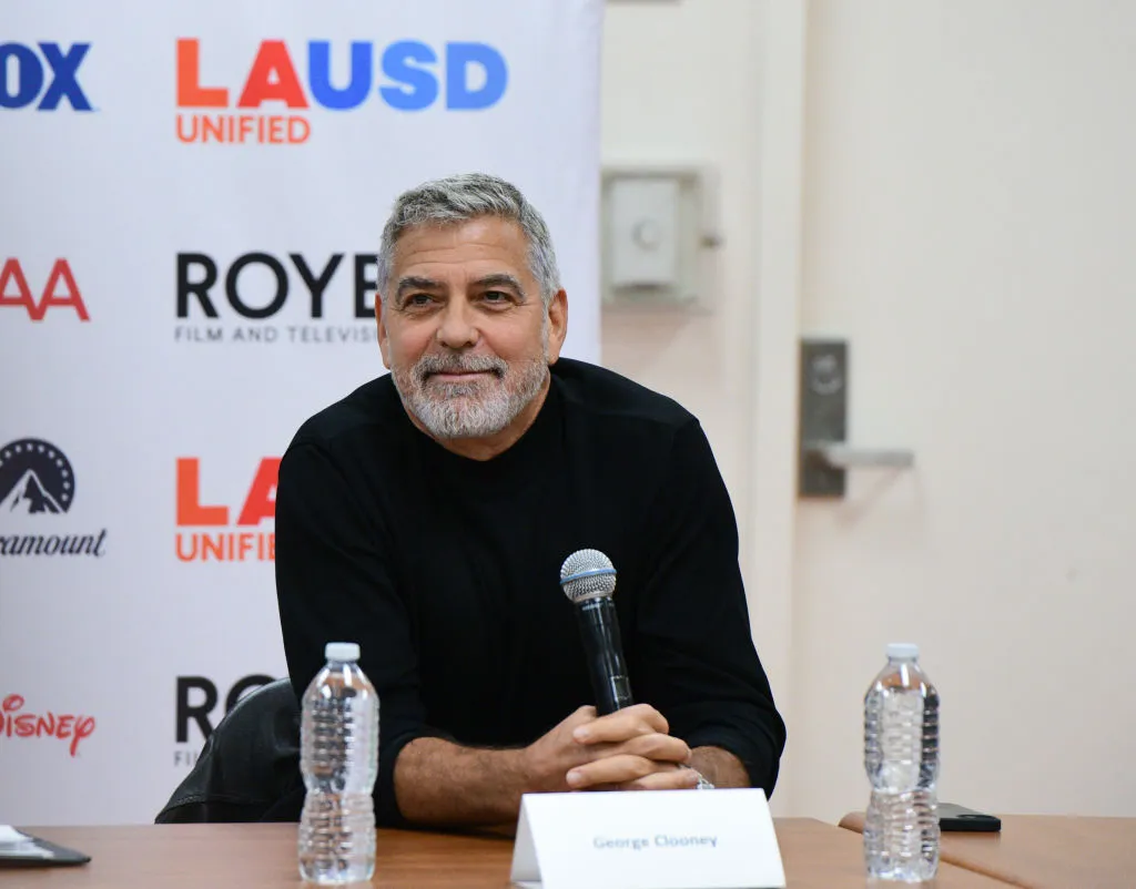 Secretary of Education Miguel Cardona Joins George Clooney For Tour of Roybal Film and Television Production Magnet School